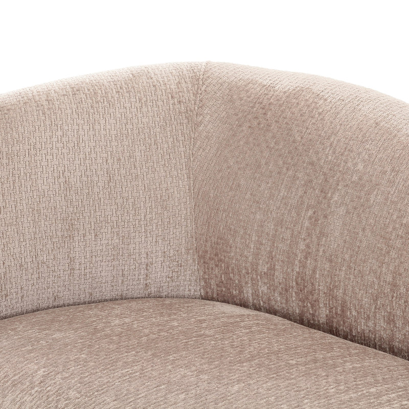 Calico - Contemporary Beige Weave Fabric 4-Seat Sofa — view 3