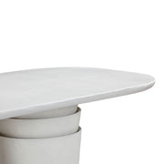 Margot - Faux Plaster Indoor / Outdoor Concrete Dining Table - Light Gray - R&R Furniture Gallery (Fountain Valley, CA)