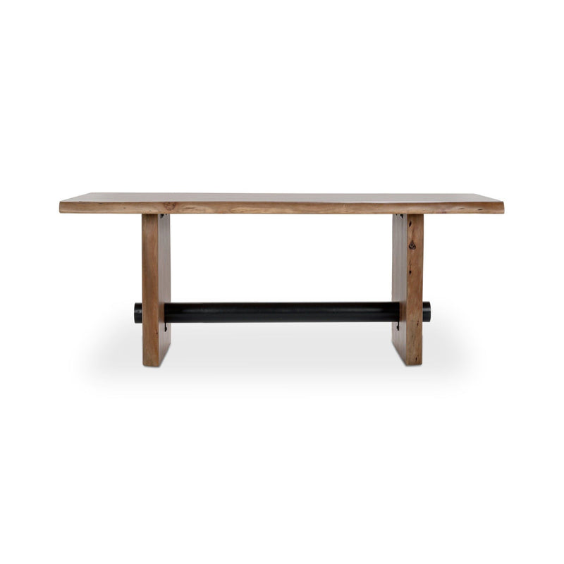 Brinton - 80" Dining Table - Acorn Brown - R&R Furniture Gallery (Fountain Valley, CA)