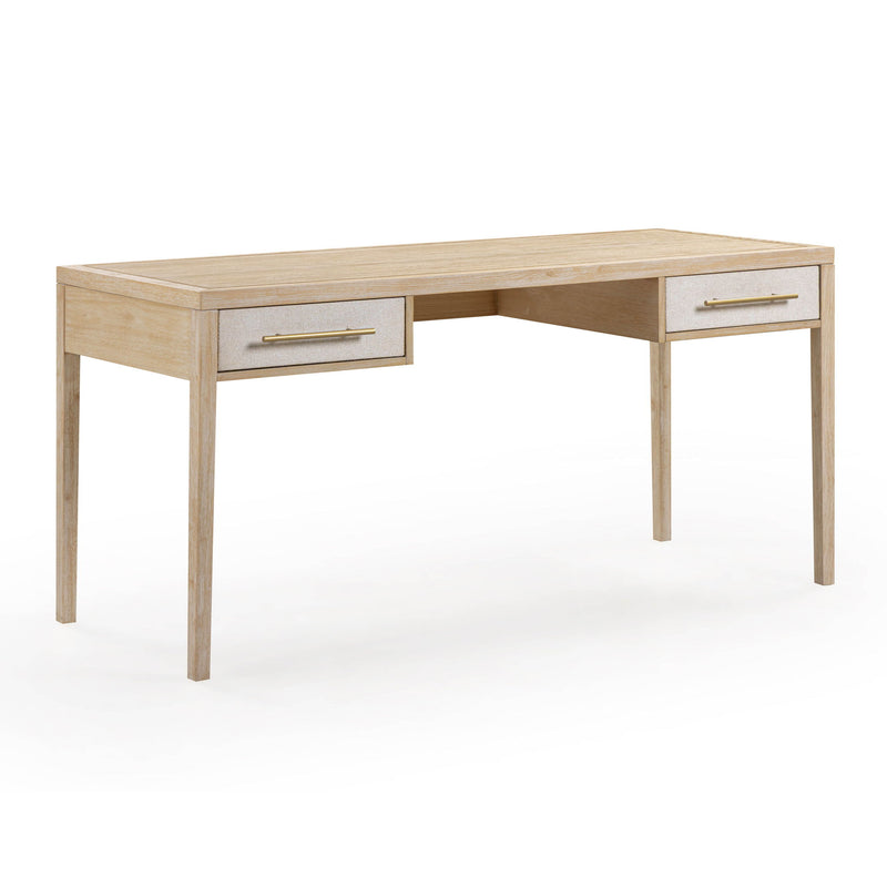Hera - Executive Desk - Natural Washed - R&R Furniture Gallery (Fountain Valley, CA)