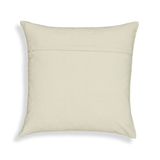 Aztec - 20" Square Accent Cushion Cover - Cream / Indigo - R&R Furniture Gallery (Fountain Valley, CA)