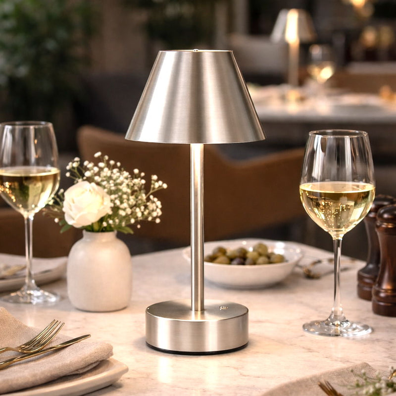 Elegance Rechargeable LED Table Lamp LED Touch Switch - R&R Furniture Gallery (Fountain Valley, CA)