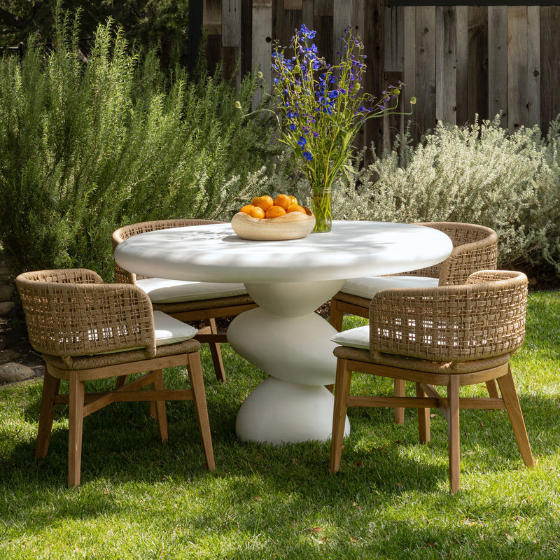 Serenade - Outdoor Dining Table - White
