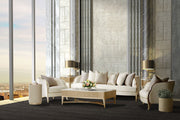 Malibu Crest - Round Chairside Table - Chardonnay - R&R Furniture Gallery (Fountain Valley, CA)