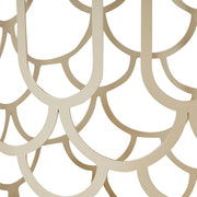 La Marisia - Marble Chairside Table - Creamy Pearl / Champagne - R&R Furniture Gallery (Fountain Valley, CA)