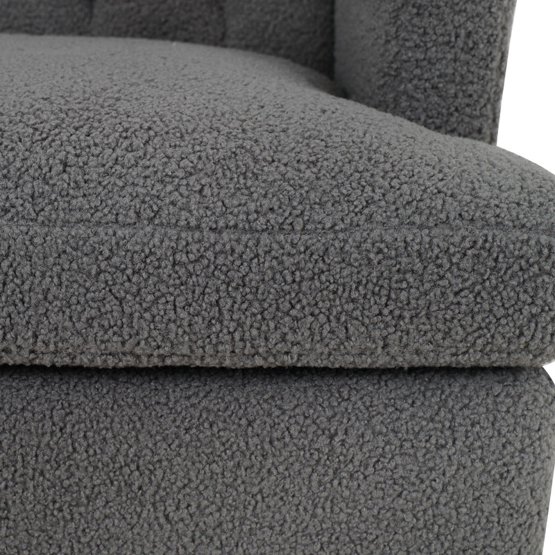 Upholstered Accent Chair Tufted Armchair For Living Room And Bedroom - R&R Furniture Gallery (Fountain Valley, CA)
