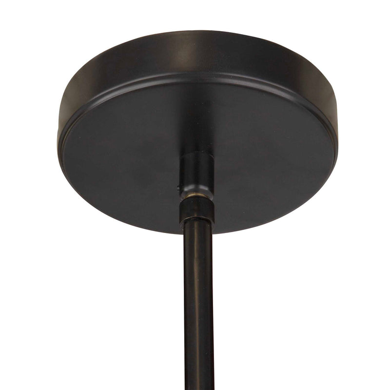 Apollo - 1 Light Mini Pendant - Black / Gold
