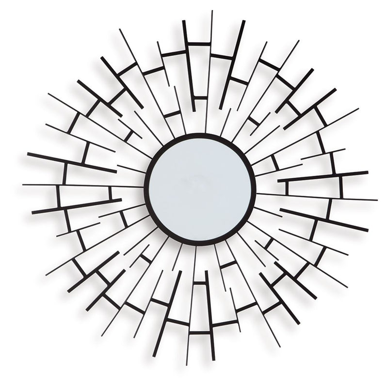 Garrenworth - Accent Mirror - Black - R&R Furniture Gallery (Fountain Valley, CA)