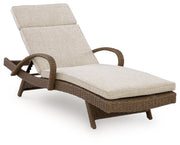 Laguna Heights - Chaise Lounge With Cushion - Beige - R&R Furniture Gallery (Fountain Valley, CA)