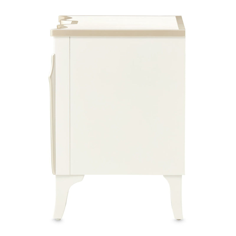 La Marisia - Nightstand - Creamy Pearl - R&R Furniture Gallery (Fountain Valley, CA)
