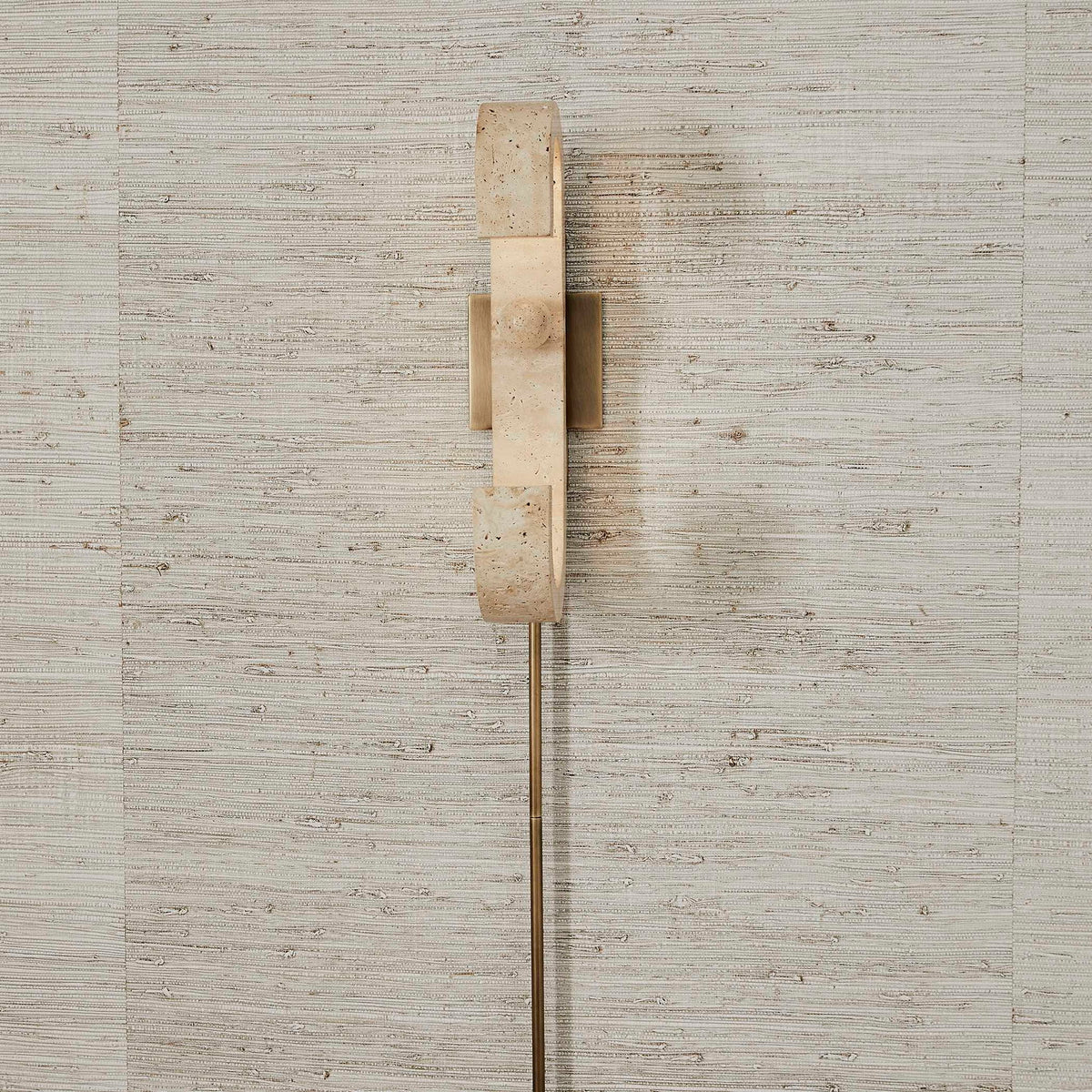 Equilibrium - Sconce - Beige / Light Antique Brass
