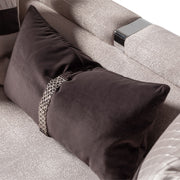 Carmela - Sofa - Zinc / Silver - R&R Furniture Gallery (Fountain Valley, CA)