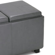 Avalon - Upholstered Storage Ottoman - R&R Furniture Gallery (Fountain Valley, CA)