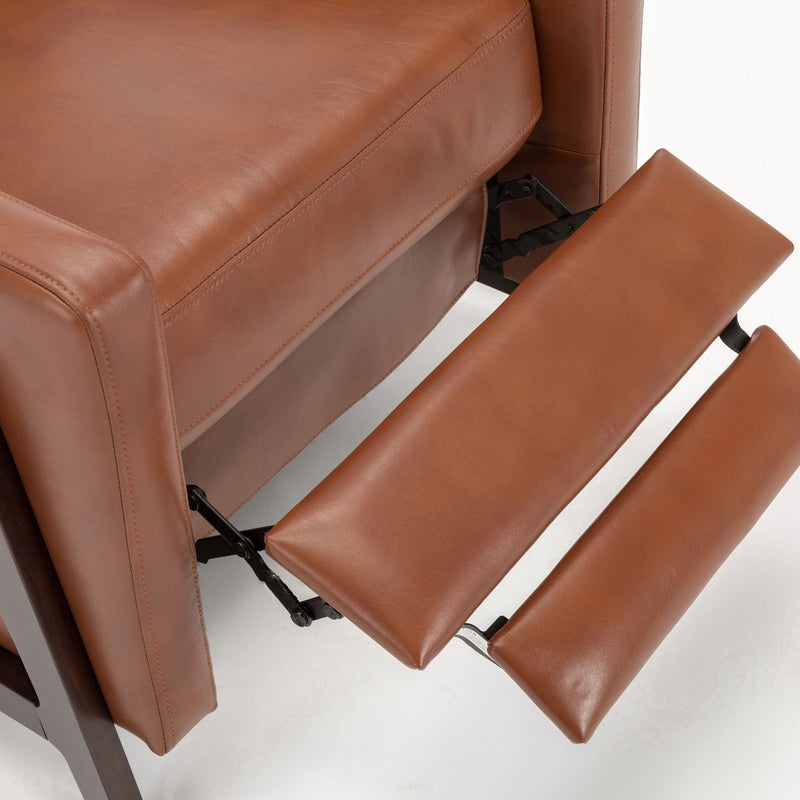 Madeline - Push Back Recliner - Caramel - R&R Furniture Gallery (Fountain Valley, CA)
