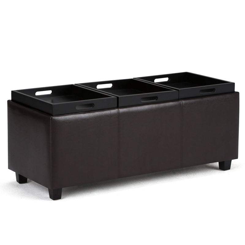 Avalon - Multi Functional Storage Ottoman - R&R Furniture Gallery (Fountain Valley, CA)