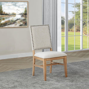Middleton Upholstered Dining Side Chair Beige (Set of 2)