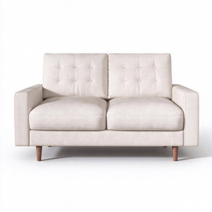 Loveseat Sofa, Tufted Back Upholstered 2 Seat Couch