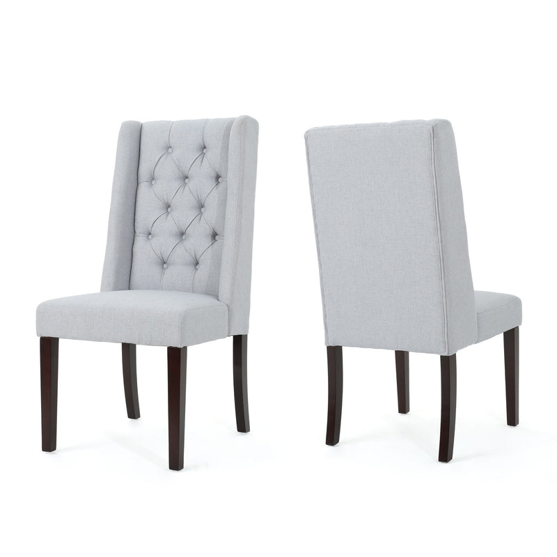 Sophisticated Tufted Dining Chair With High Back Design - R&R Furniture Gallery (Fountain Valley, CA)
