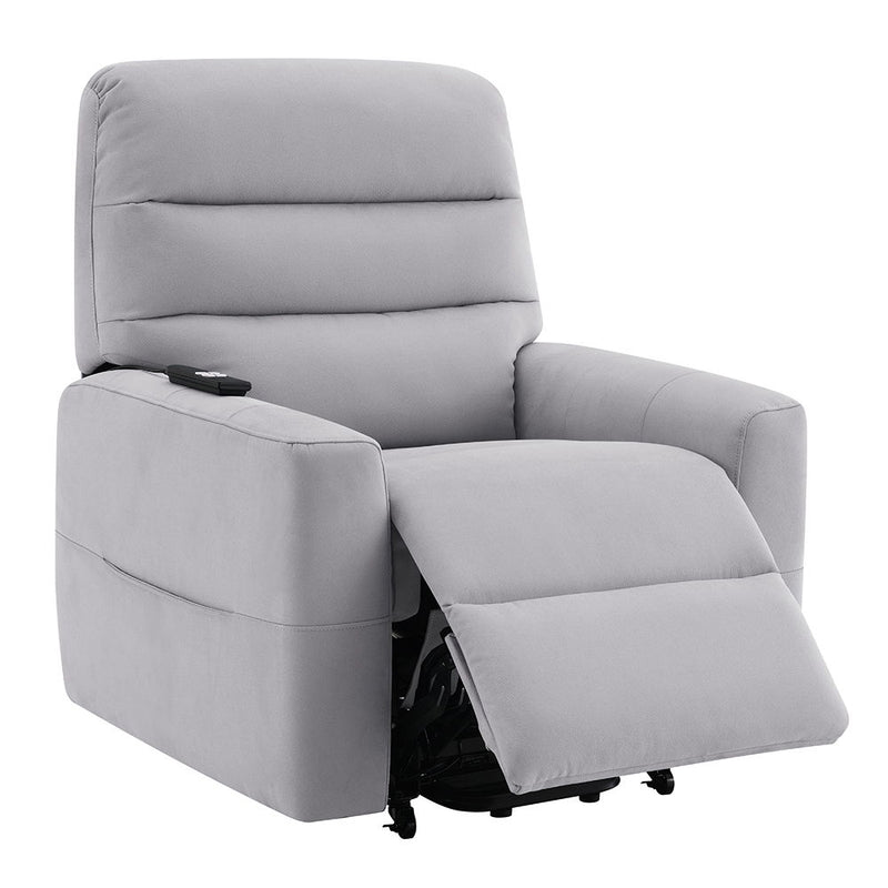 Freddie - Power Motion Recliner With Lift - Gray - R&R Furniture Gallery (Fountain Valley, CA)