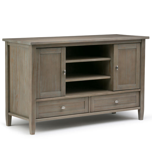Warm Shaker - TV Media Stand Handcrafted - R&R Furniture Gallery (Fountain Valley, CA)