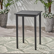 Outdoor Minimalist Acacia Wood Square Bar Table - R&R Furniture Gallery (Fountain Valley, CA)
