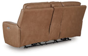 DeepWakes - Power Reclining Loveseat / Console / Adjustable Headrest - R&R Furniture Gallery (Fountain Valley, CA)