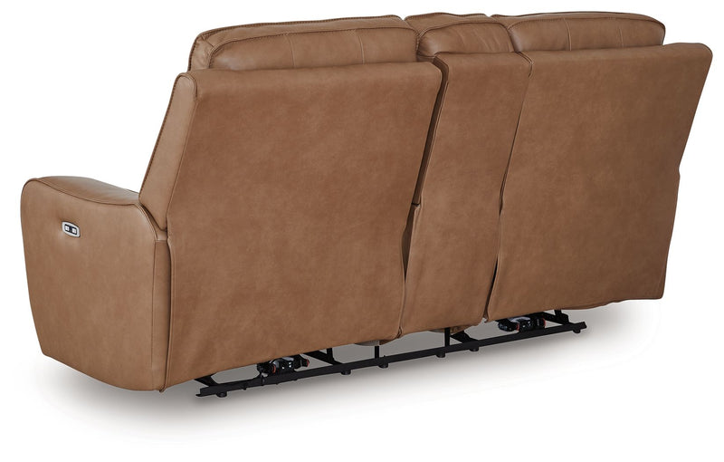 DeepWakes - Power Reclining Loveseat / Console / Adjustable Headrest - R&R Furniture Gallery (Fountain Valley, CA)
