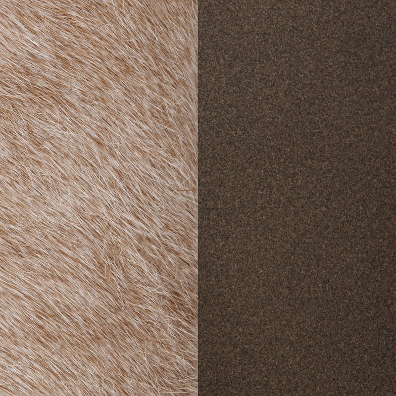 Andre - 40" Round Ottoman - Canyon Dust - R&R Furniture Gallery (Fountain Valley, CA)