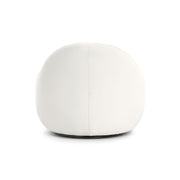 TOV Furniture Tiago swivel chair with a modern design, featuring a cushioned seat and a metal base in a sleek, contemporary style.