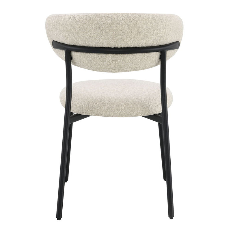 Jirina - Side Chair (Set of 2) - Beige Chenille - R&R Furniture Gallery (Fountain Valley, CA)