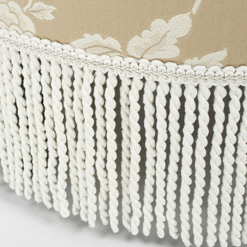 Yolanda - Round Upholstered Accent Ottoman - R&R Furniture Gallery (Fountain Valley, CA)