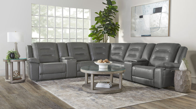 Caldwell - Modular Power Reclining Sectional - R&R Furniture Gallery (Fountain Valley, CA)