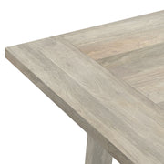Simpli-Home Whitley dining table with wooden finish, rectangular shape, and sturdy legs, ideal for kitchen or dining room settings.