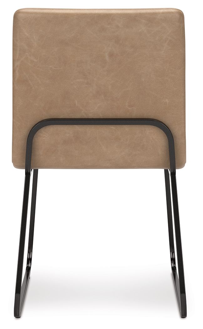 Pharwynn - Dining Upholstered Side Chair (Set of 4) - Toast - R&R Furniture Gallery (Fountain Valley, CA)