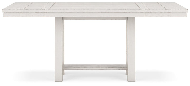 Robbinsdale - Rectangular Counter Height Dining Extension Table Set - R&R Furniture Gallery (Fountain Valley, CA)
