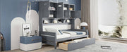 Daybed With All-In-One Cabinet And Shelf - R&R Furniture Gallery (Fountain Valley, CA)