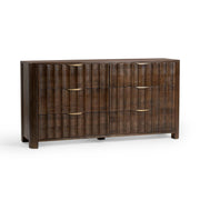 Baylee - 6 Drawer Dresser - Cocoa Brown - R&R Furniture Gallery (Fountain Valley, CA)
