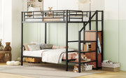 Bunk Bed With Lateral Storage Ladder And Wardrobe - R&R Furniture Gallery (Fountain Valley, CA)