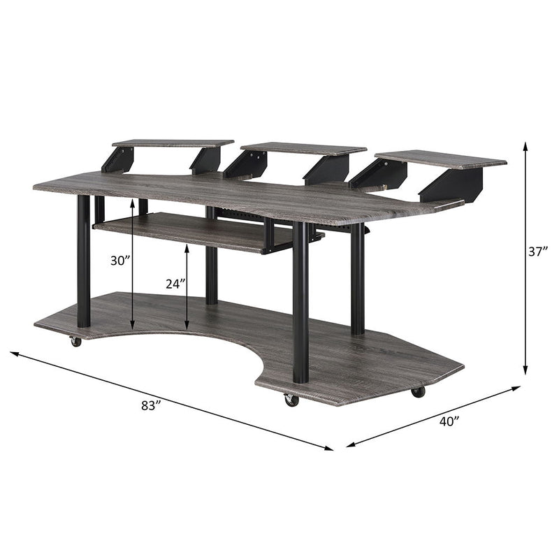 Eleazar - Music Recording Studio Desk - R&R Furniture Gallery (Fountain Valley, CA)