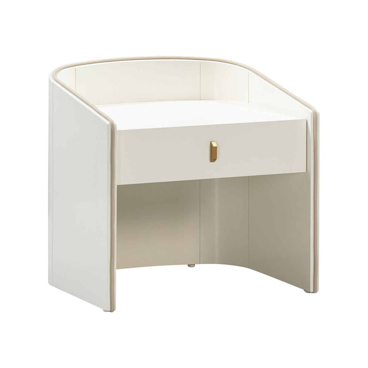 Collins - Lacquer Nightstand - R&R Furniture Gallery (Fountain Valley, CA)