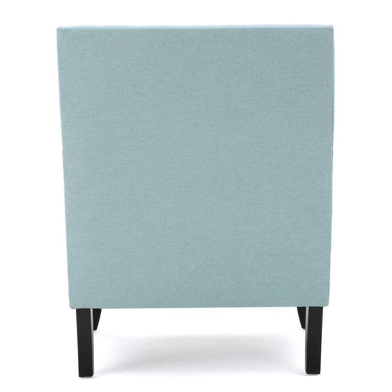 Serenada - Upholstered Fabric Club Chair With Nailhead Trim And Tapered Birch Legs - R&R Furniture Gallery (Fountain Valley, CA)
