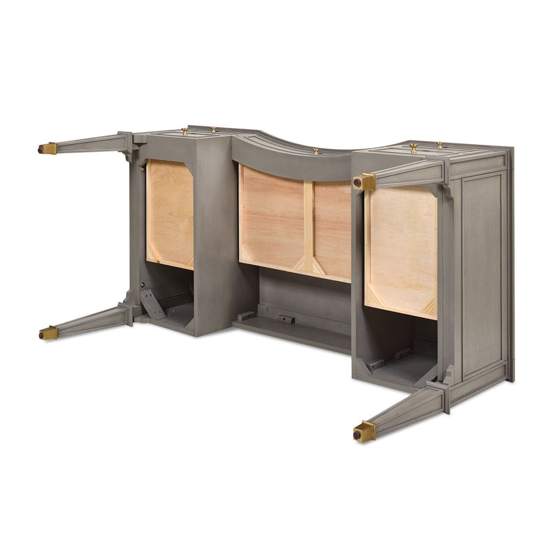 Dauphin - 5 Drawer Executive Desk - R&R Furniture Gallery (Fountain Valley, CA)