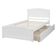 Platform Bed & Headboard, Footboard And Wood Slat Support - R&R Furniture Gallery (Fountain Valley, CA)