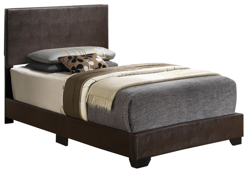 Upholstered platform bed by Glory Furniture with a sleek, modern design perfect for relaxed spaces
