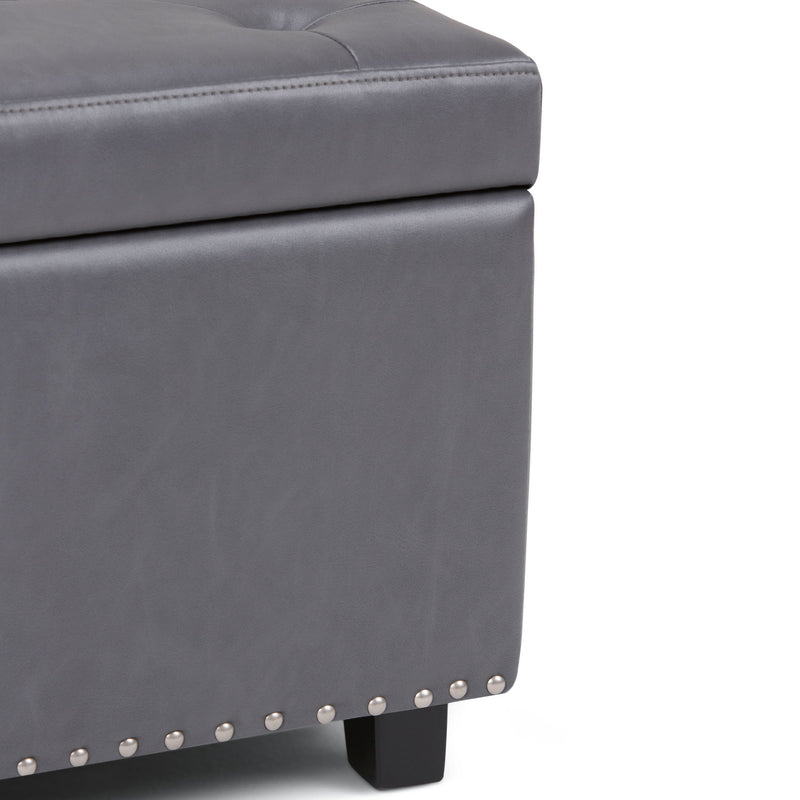 Hamilton - Upholstered Storage Ottoman - R&R Furniture Gallery (Fountain Valley, CA)