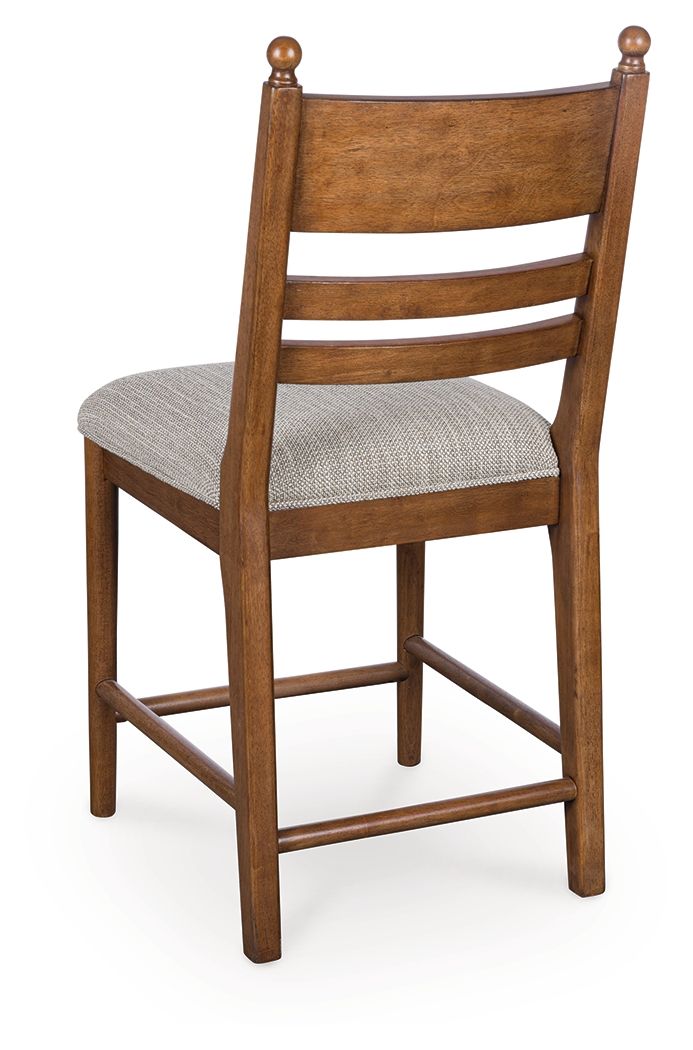 Greddinton - Upholstered Barstool (Set of 2) - R&R Furniture Gallery (Fountain Valley, CA)