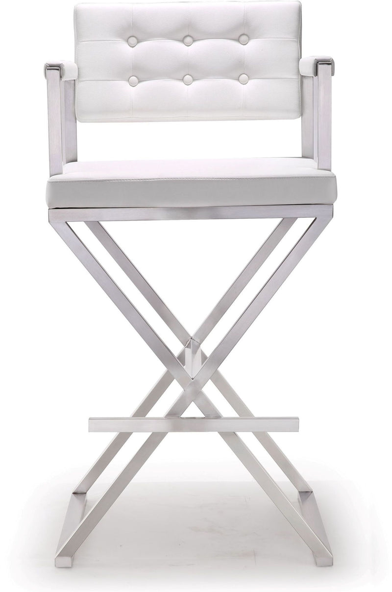Director - Stainless Steel Barstool - R&R Furniture Gallery (Fountain Valley, CA)
