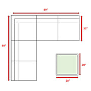 Seating Set With Cushions Handcrafted Wicker Design - R&R Furniture Gallery (Fountain Valley, CA)