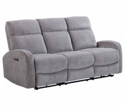 Tuscany - Power Reclining Sofa - Whiskers Nature - R&R Furniture Gallery (Fountain Valley, CA)