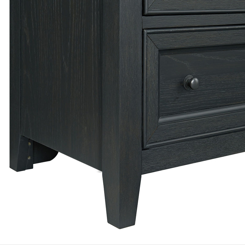 3 Drawer Nightstand With USB Charging Port - R&R Furniture Gallery (Fountain Valley, CA)